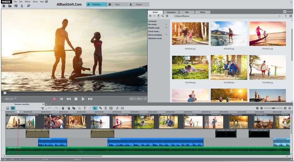 MAGIX Photostory Deluxe 2019 17.1.3.142 Crack (x64)[Latest] Free Download(AlBasitSoft.Com)