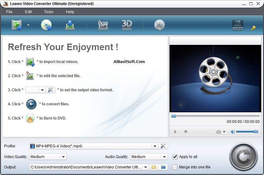 Leawo Video Converter Ultimate 7.5.0.0 With Crack Free Download(AlBasitSoft.Com)