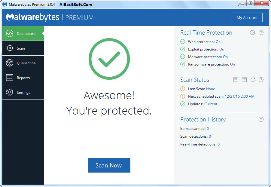 Malwarebytes Premium 3.4.3.2394 Beta+License Key Free Download(AlBasitSoft.Com)