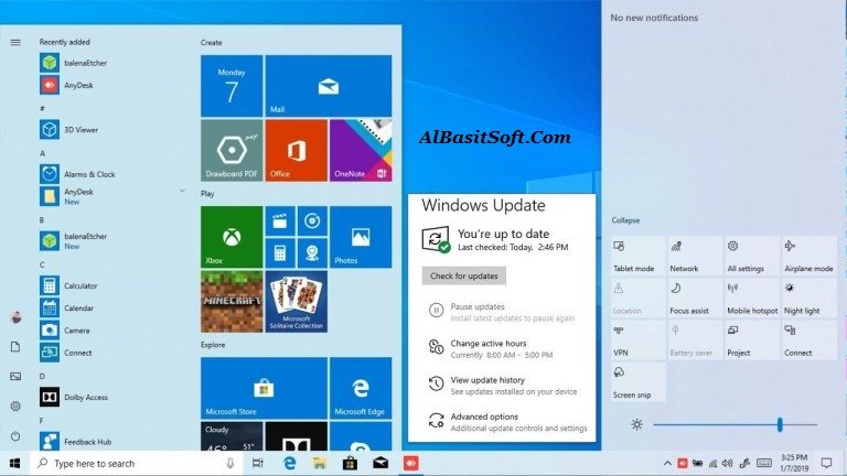 Windows 10 19H1 Updated Aug 2019 Free Download(AlBasitSoft.Com)