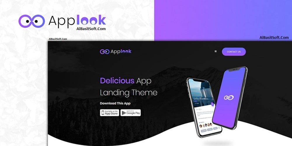 Applook - App Landing Page Free Download(AlBasitSoft.Com)