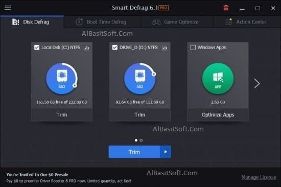 IObit Smart Defrag Pro 6.4.5.99 With Crack Free Download(AlBasitSoft.Com)