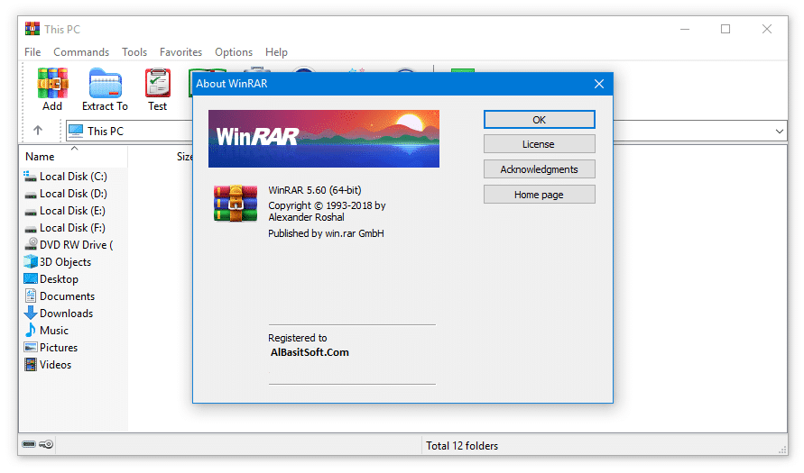 WinRAR v6.0 Beta 2 With Crack(albasitsoft.com)