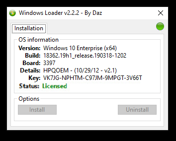 Windows 7 with Loader and Activator